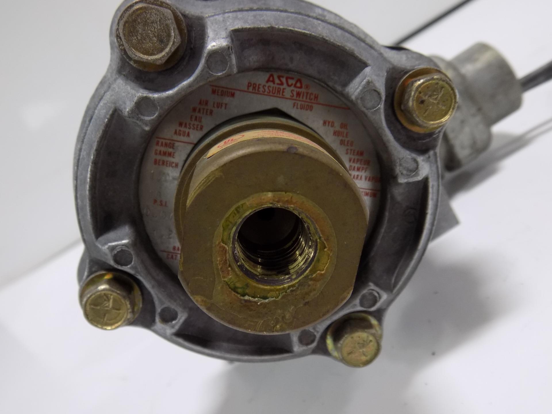 ASCO TRIPOINT SINGLE STATE DEADBAND PRESSURE SWITCH SA22D NNB eBay