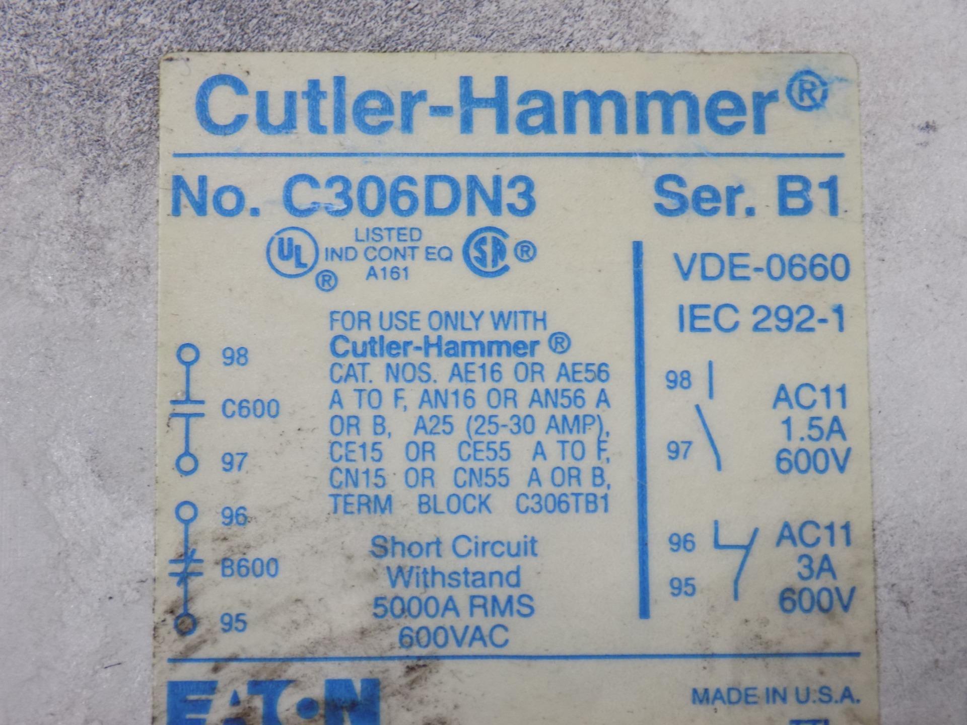 Cutler Hammer Starter Contactor Ae16bn0 Ser Automation