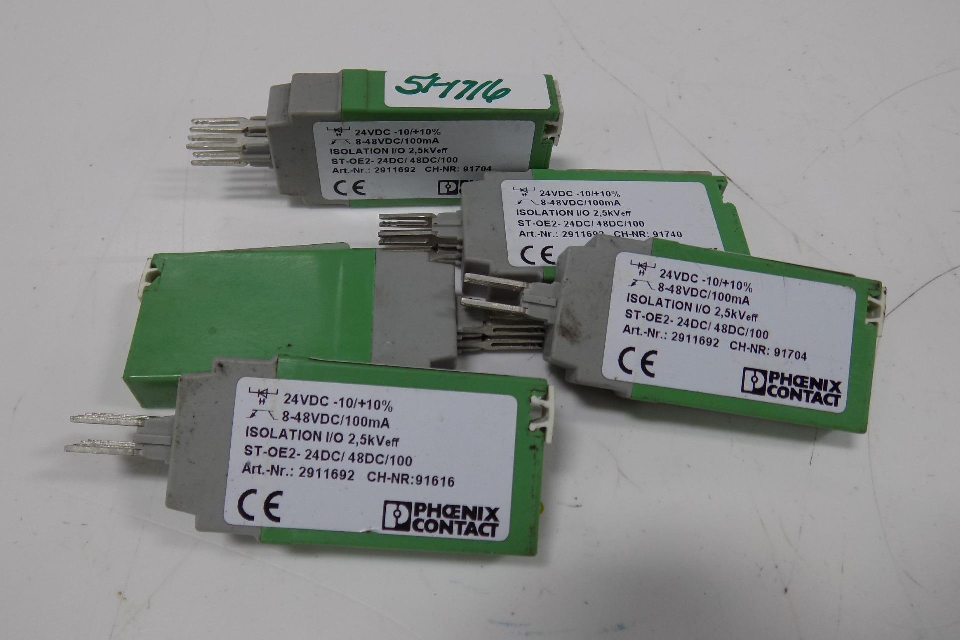 Phoenix Contact 24vdc Solid State Relay 2911692 Lot Of 5