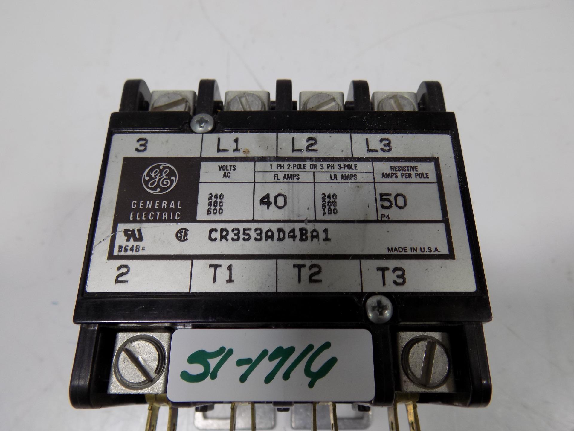 GE CONTACTOR CR453AD2BDBB2S