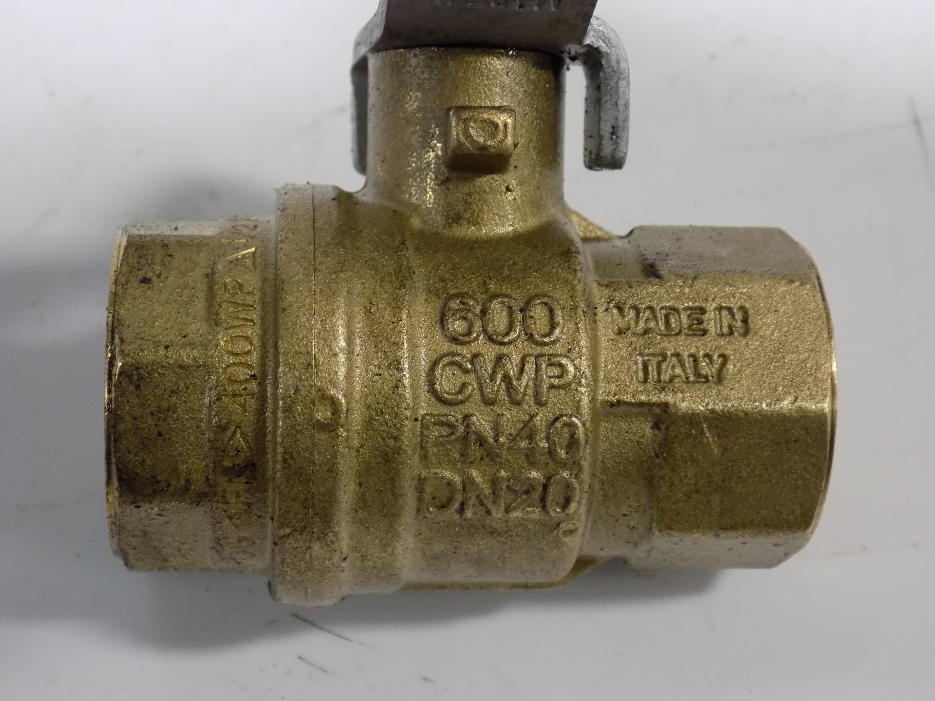 PARKER 600-CWP-PN40-DN20 3/4\" BALL VALVE | eBay