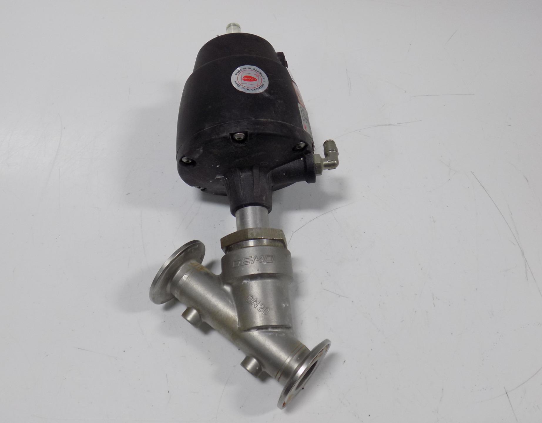 GEMU ANGLE SEAT GLOBE VALVE W/ACTUATOR DN20 eBay