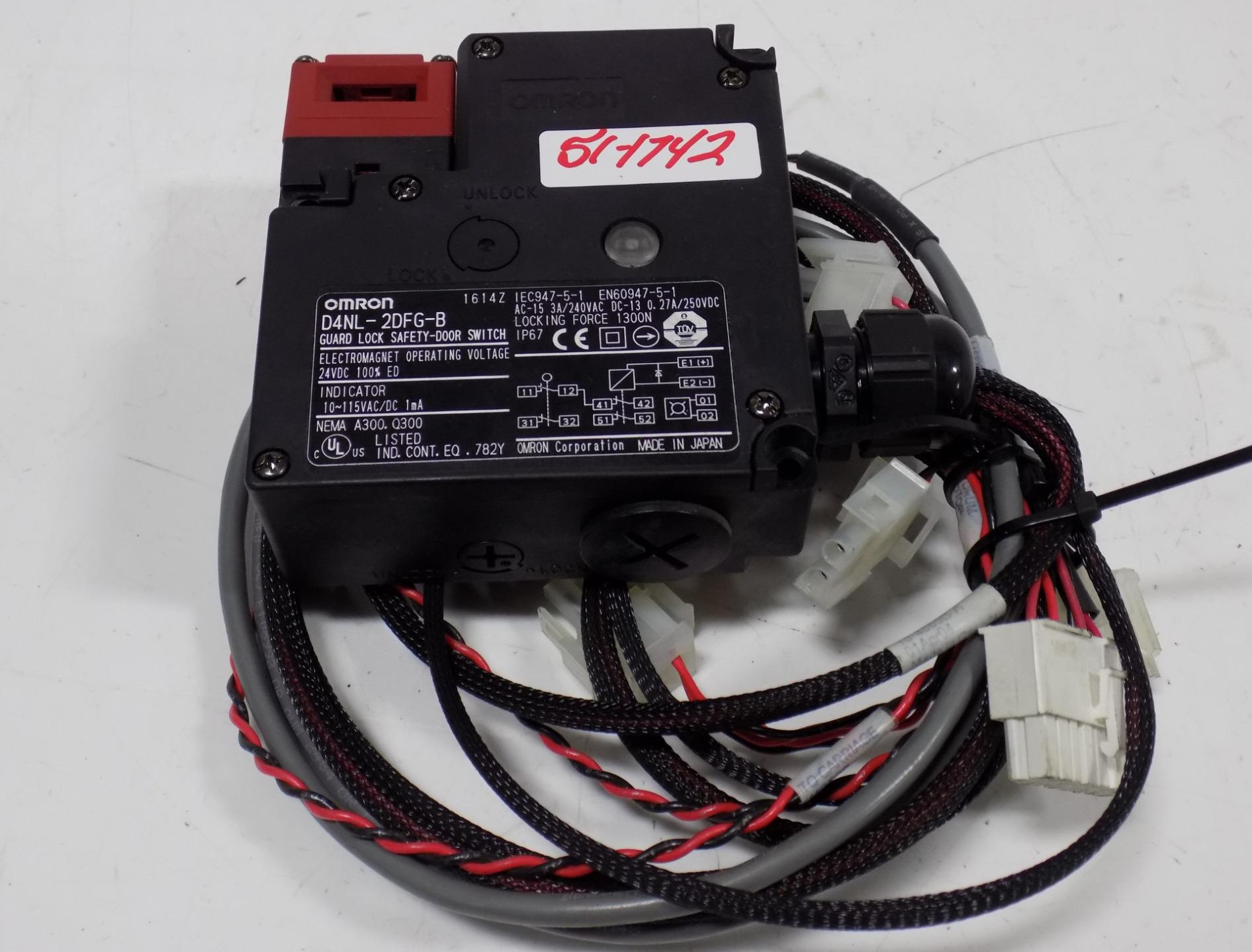 OMRON GUARD LOCK SAFETYDOOR SWITCH D4NL2DFGB eBay