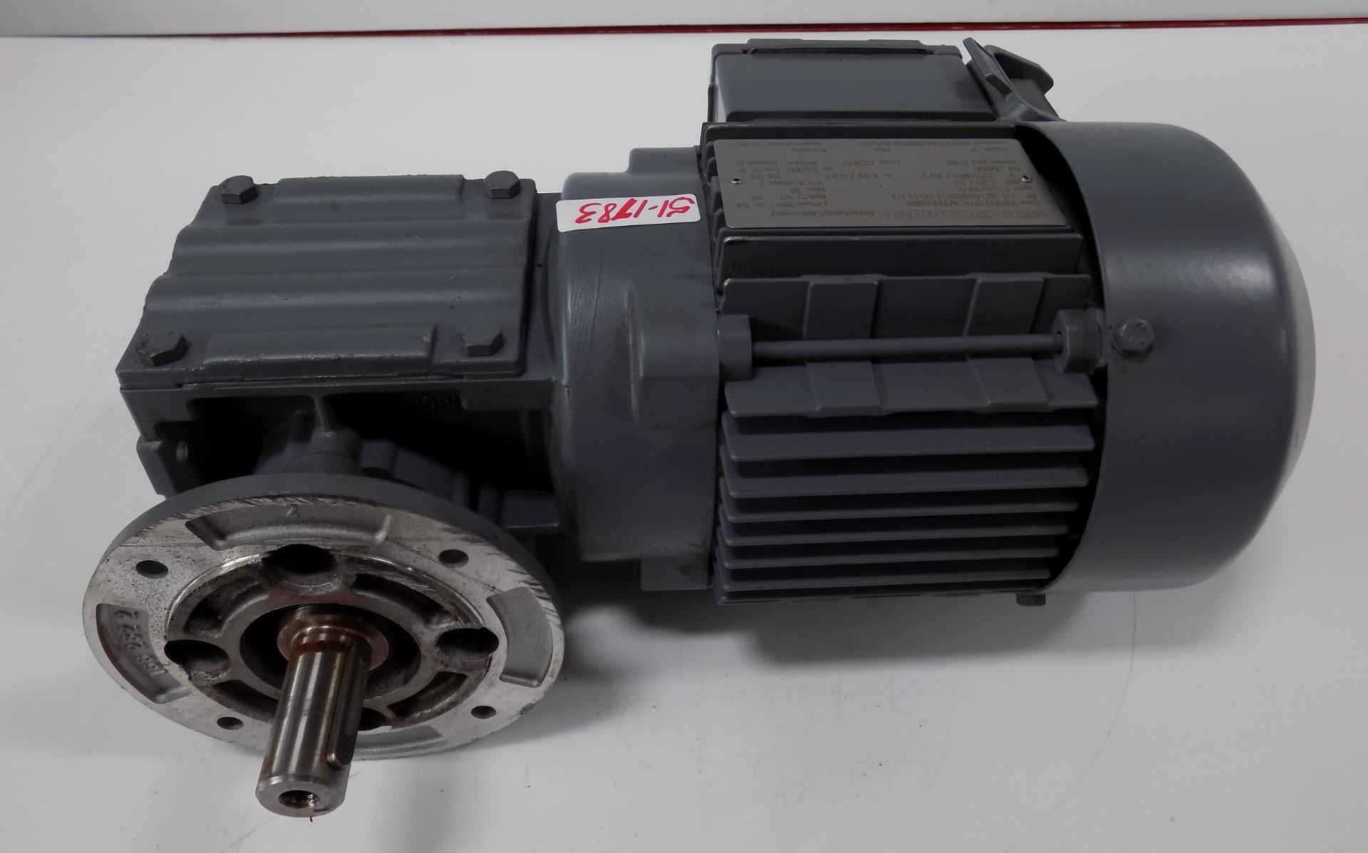 SEWEURODRIVE ELECTRIC MOTOR AND GEARBOX WF20 DT71C4/TH/ASB1 eBay