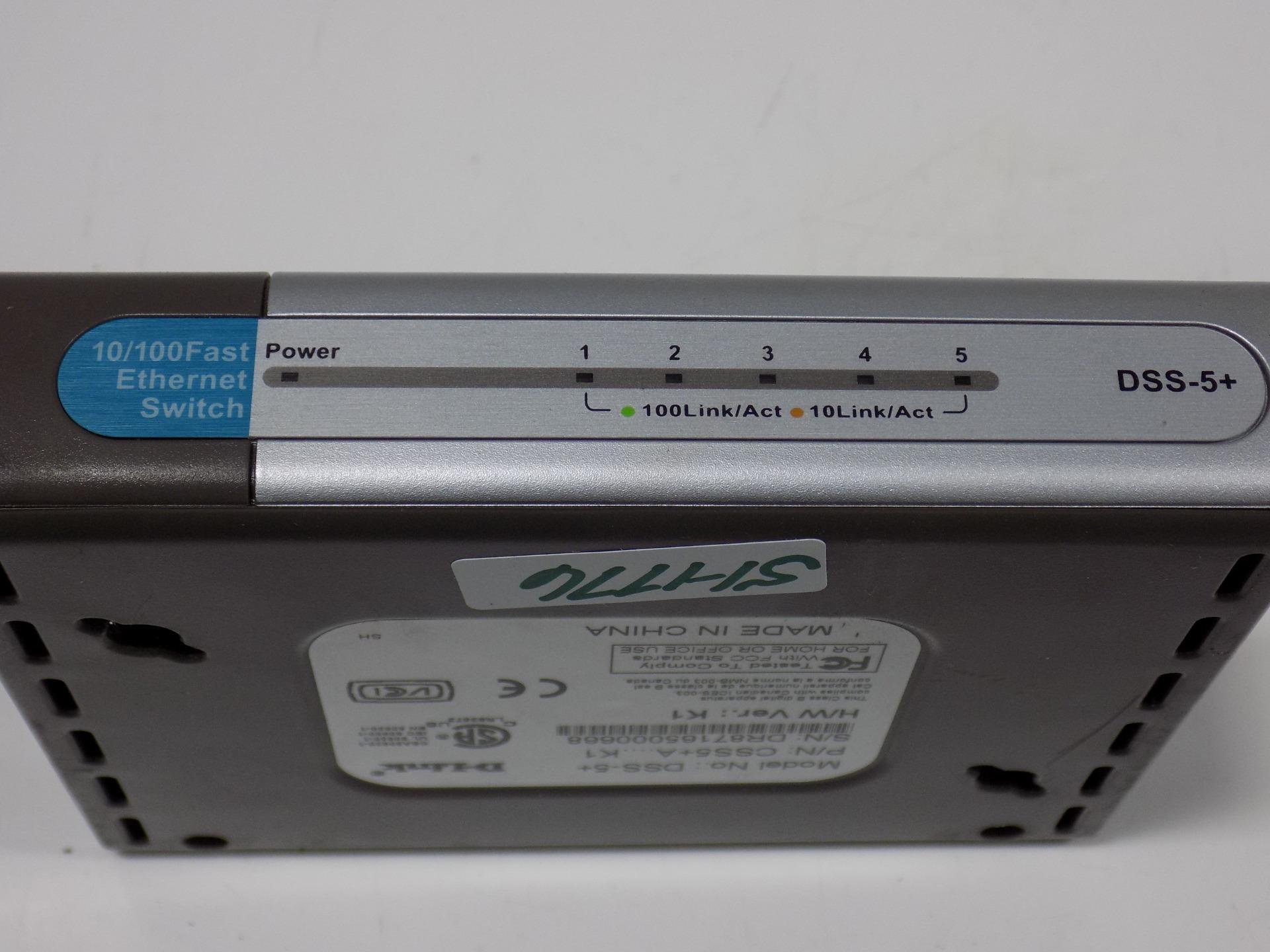 D-LINK MODEL DSS-5+ 10/100 FAST ETHERNET SWITCH CSS5+A...K1 | eBay