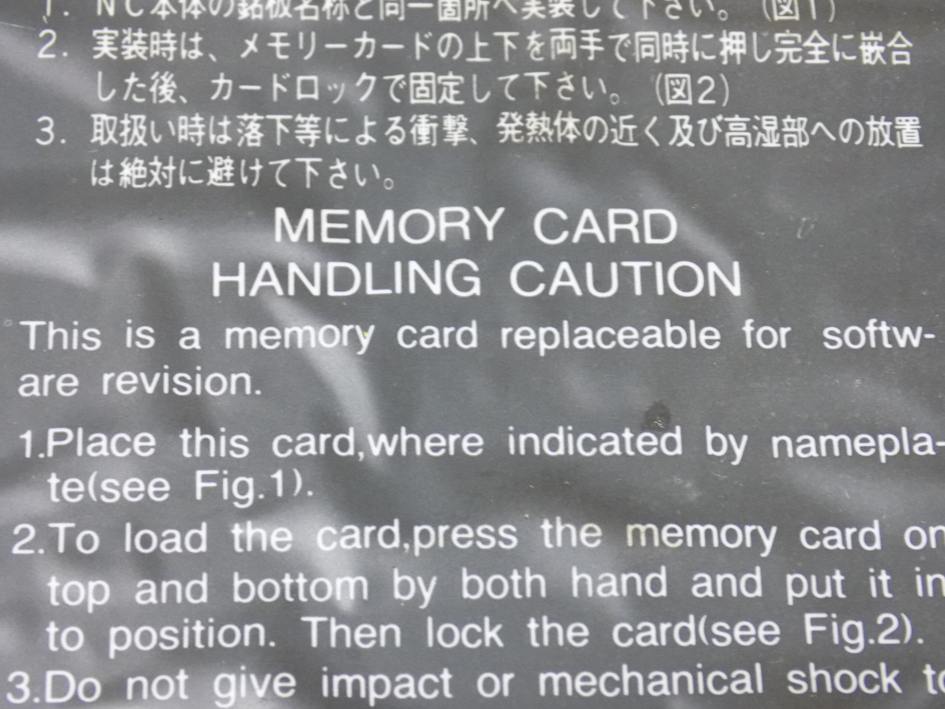 Mitsubishi Electric Memory Card Board Mem A1 Mc431 2 Ebay