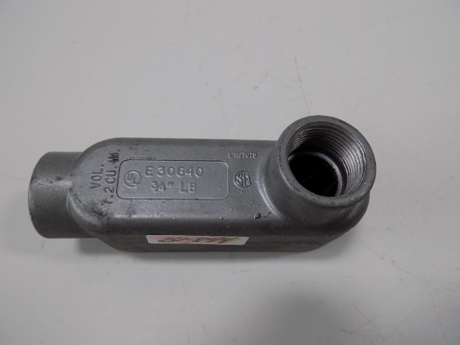 3/4"LB CONDUIT OUTLET BODY W/COVER AND GASKET E30640 eBay