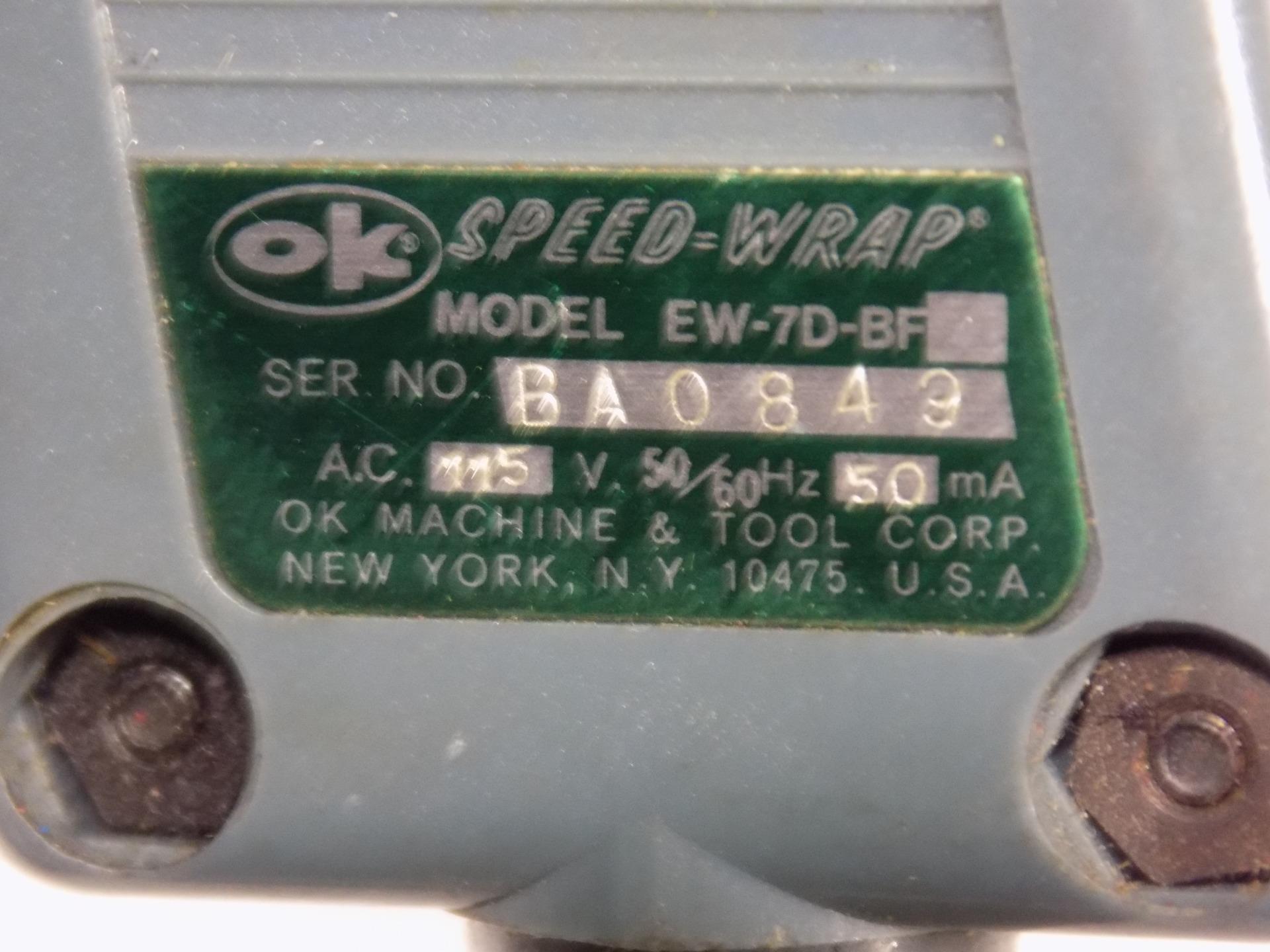Ok Machine Tool Corp Speed Wrap Ew 7d Bf Ebay