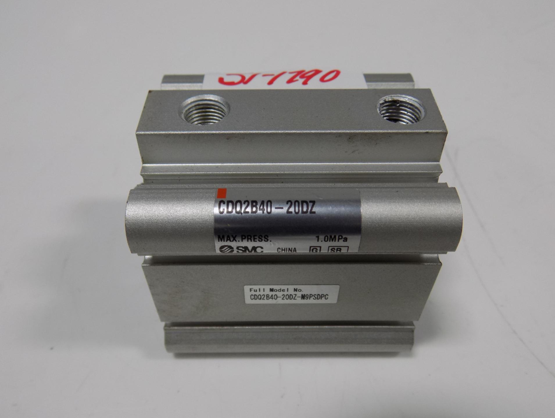 SMC Type CDQ2B40-75D Miniature Compact Cylinder Double Acting Single Rod 40-75mm