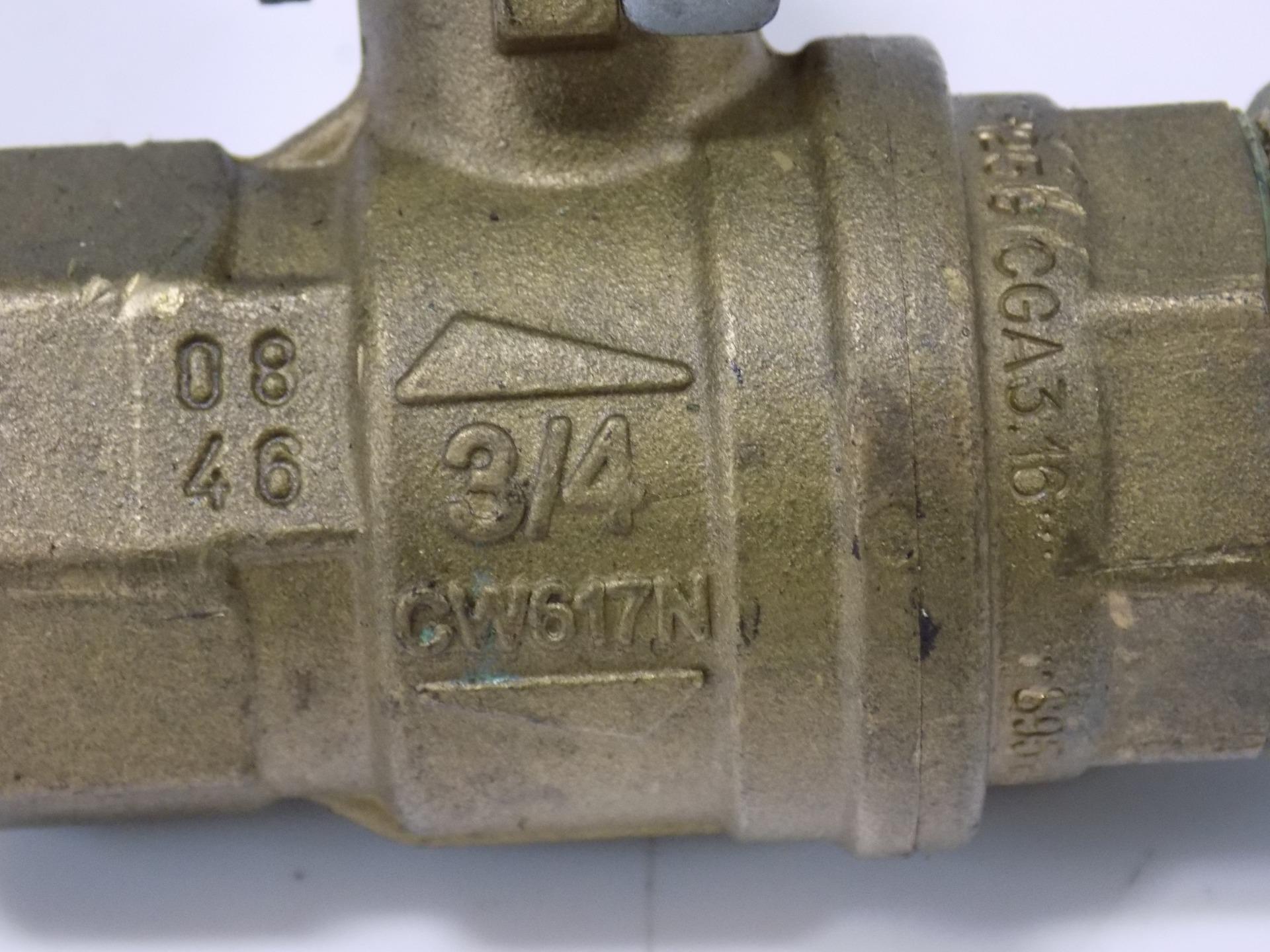 3/4\" 400WP BALL VALVE CW617N | eBay