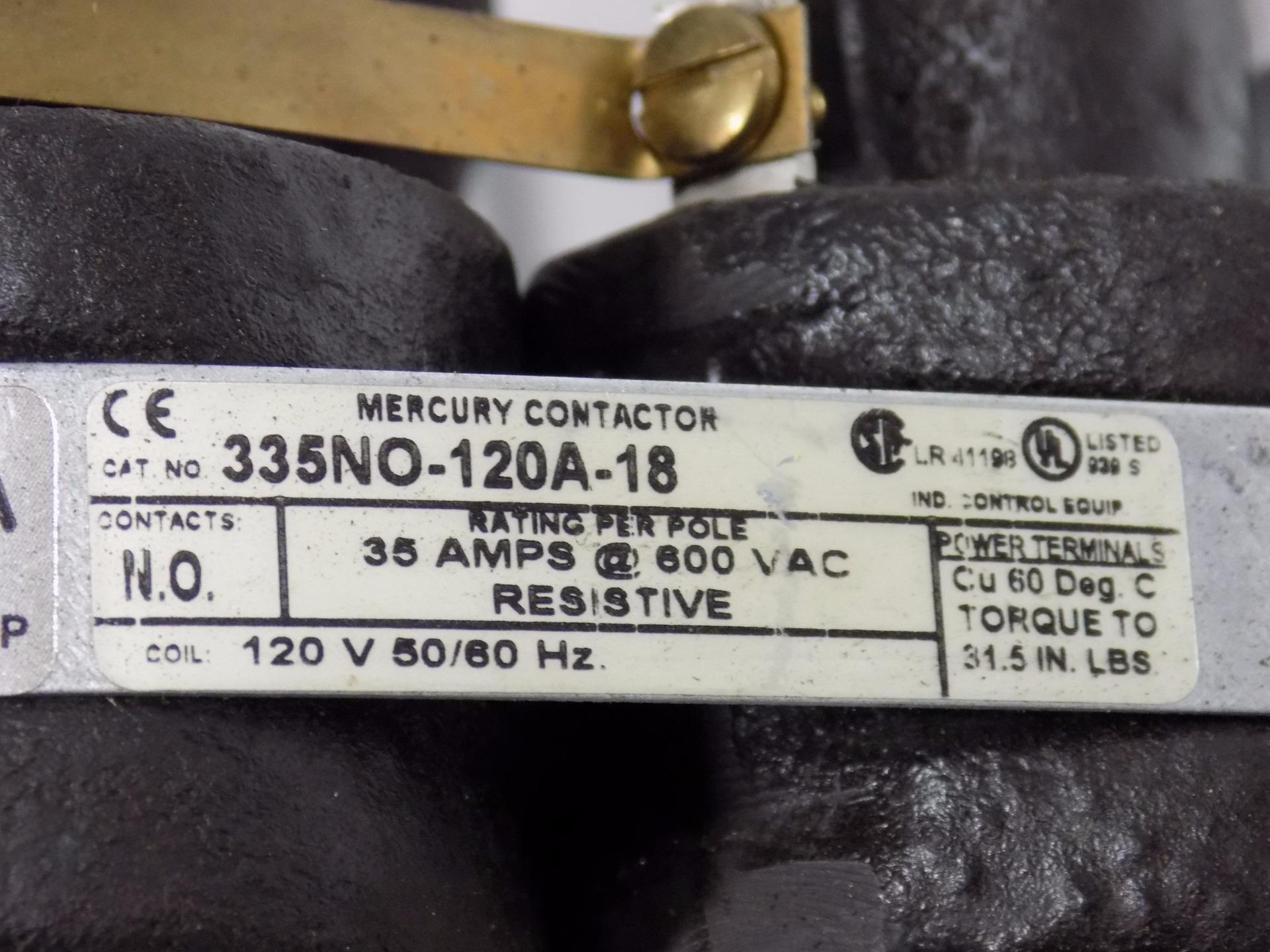 MDI 35A 600VAC RELAY CONTACTOR 335NO-120A-18