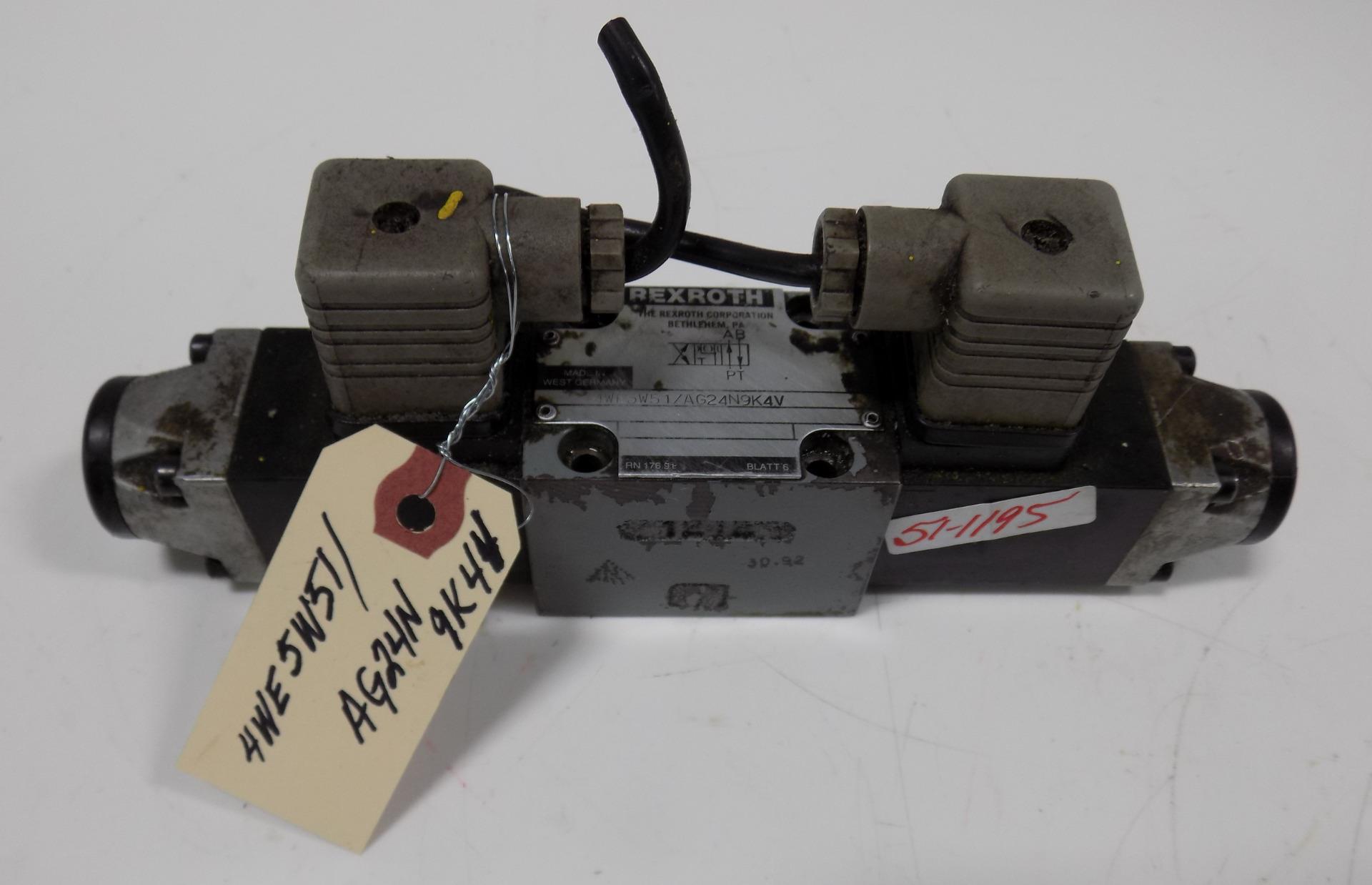 REXROTH SOLENOID VALVE 4WE6W51/AG24N9K4V eBay
