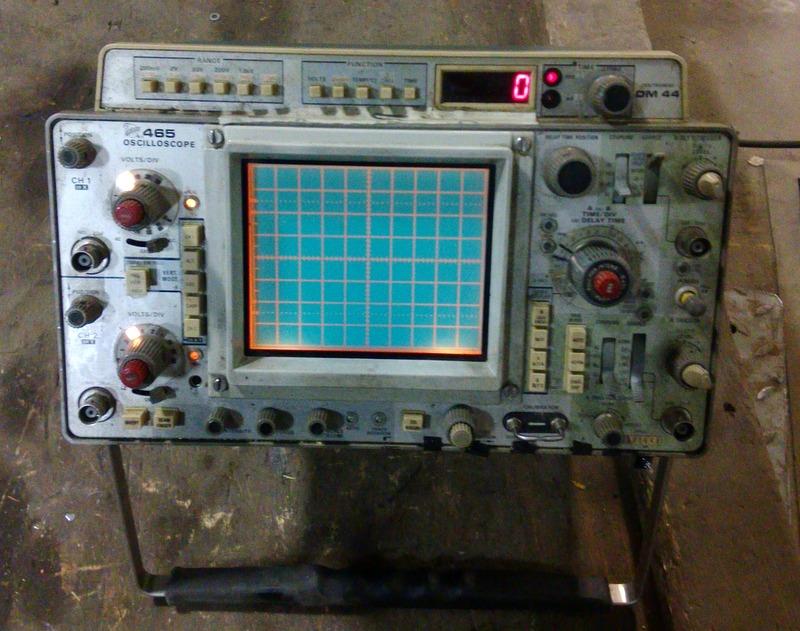 TEKTRONIX 465 OSCILLOSCOPE WITH DM 44 MULTIMETER *WKS* eBay