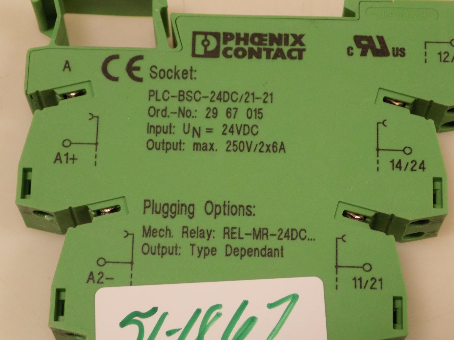 PHOENIX CONTACT RELAY TERMINAL BLOCK MODULE PLCBSC24DC/2121 eBay