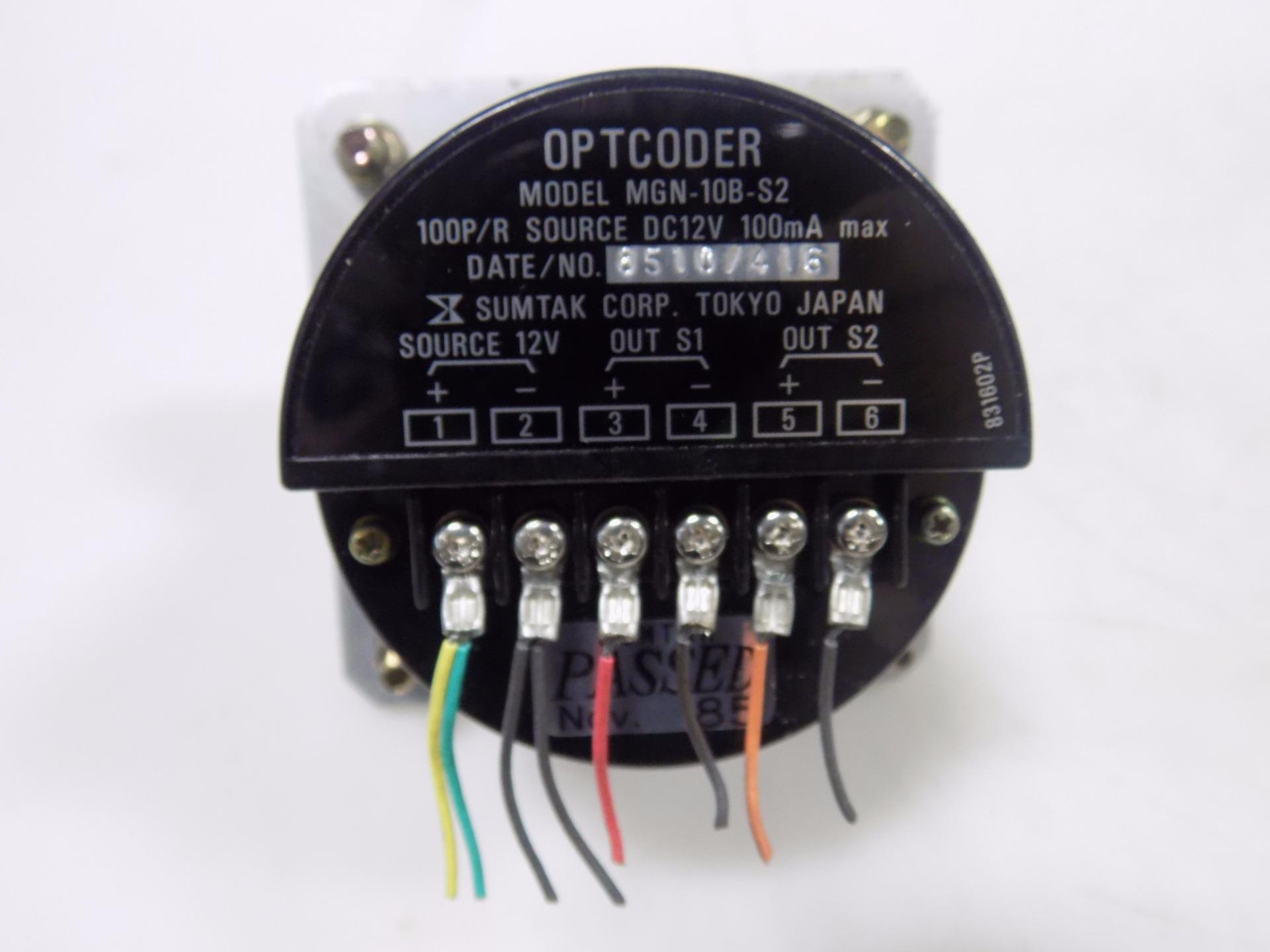 Used Warranty MGN-10B-S2 Sumtak Pulse Generator Optcoder