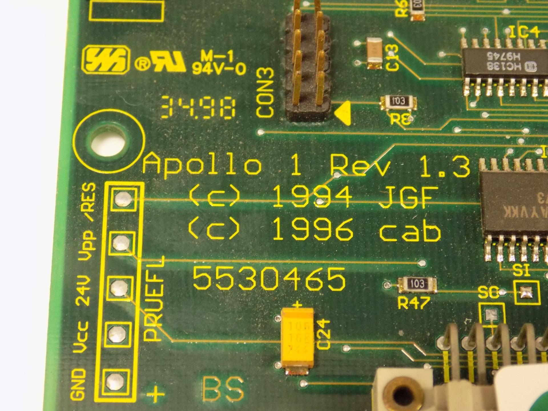 Apollo 635 636 Circuit Board
