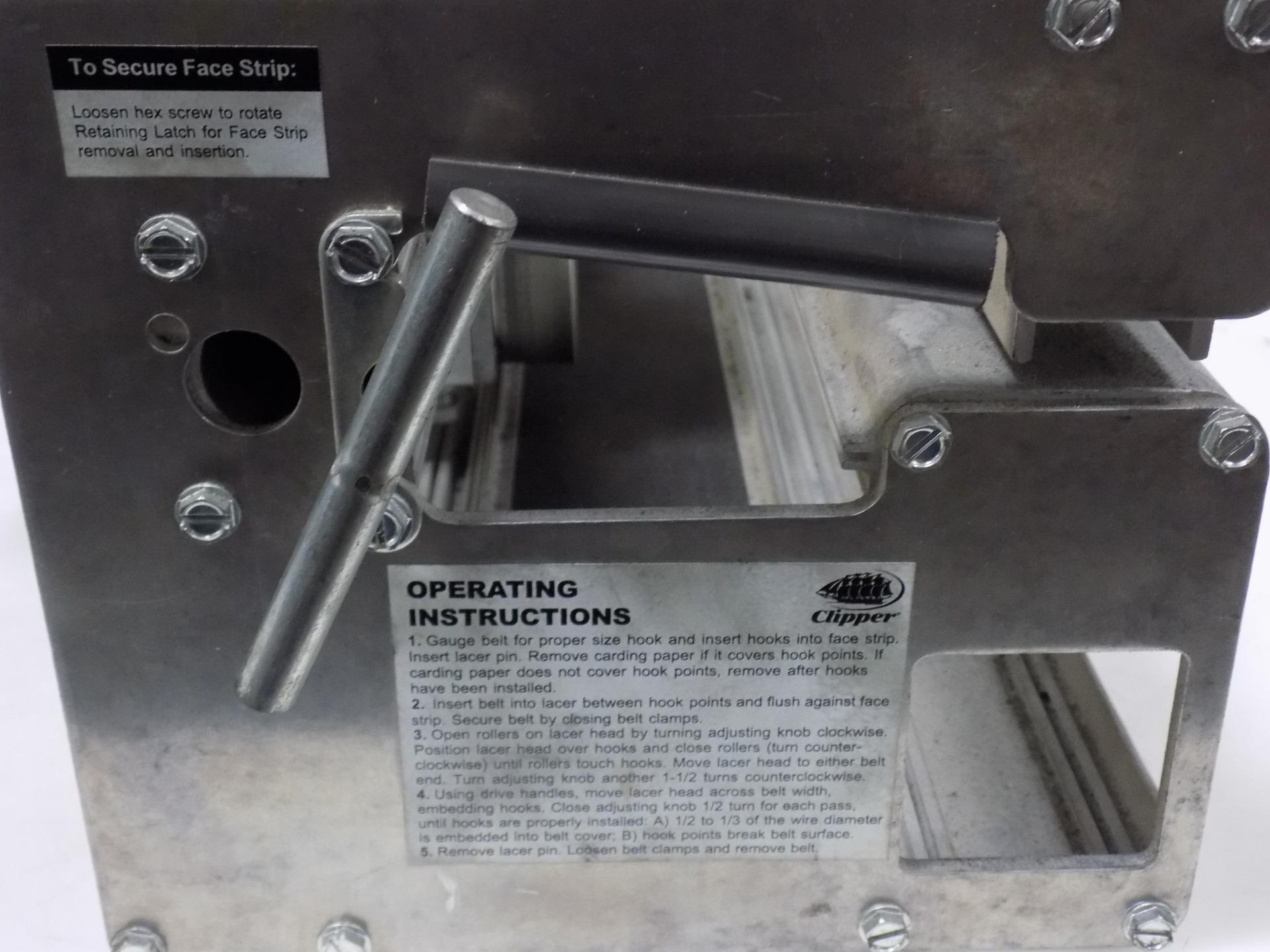 CLIPPER MICROLACER CONVEYOR BELT FASTENER TOOL eBay