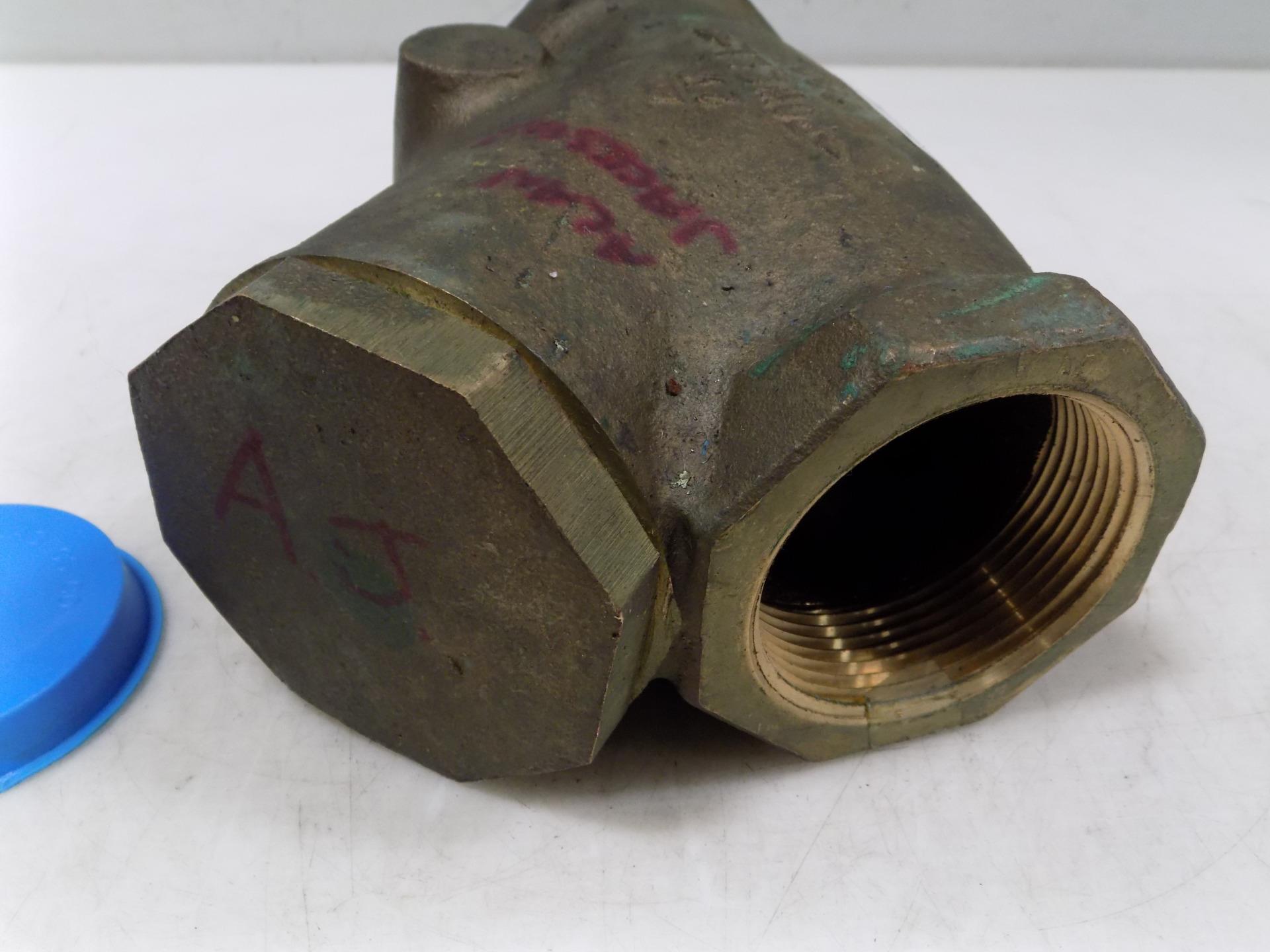 POWELL 2 1/2" 200 WOG BRASS SWING CHECK VALVE eBay