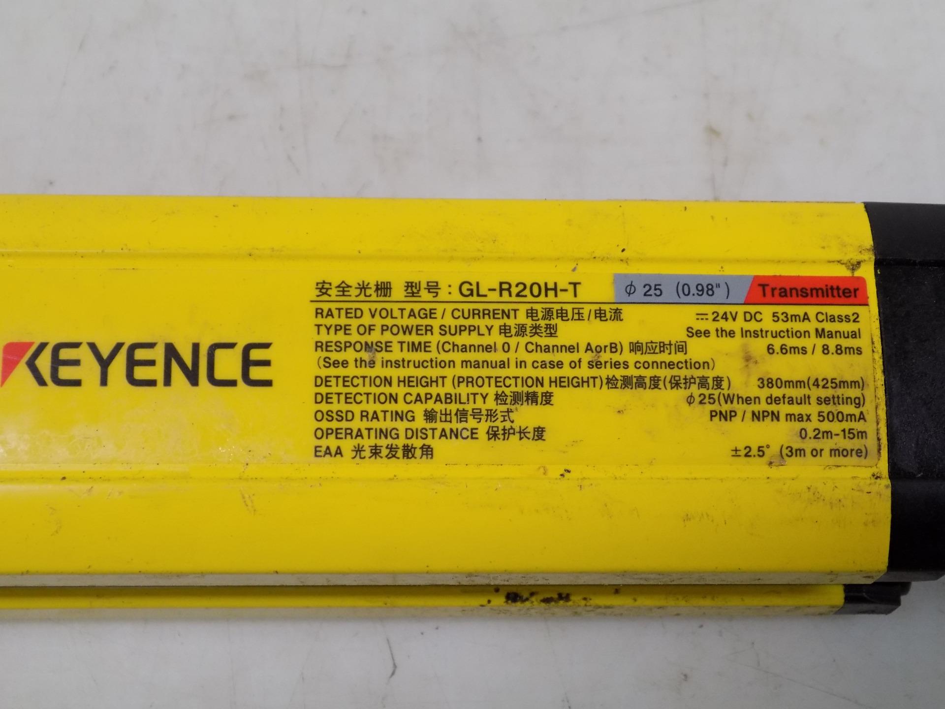 KEYENCE SAFETY LIGHT CURTAIN GLR20HT eBay