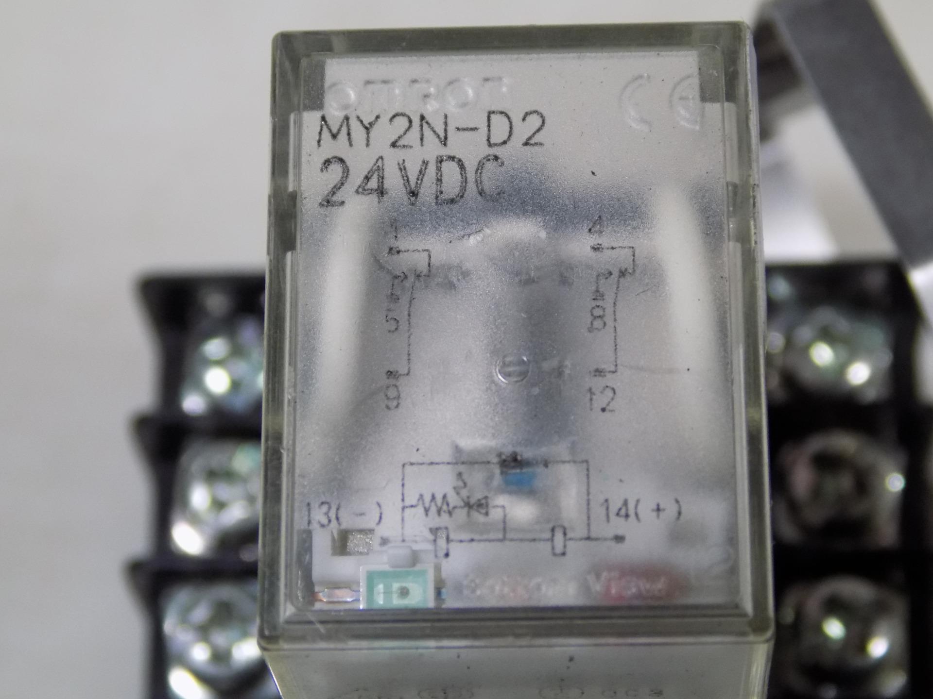OMRON RELAY W// BASE MY2N-D2 24VDC