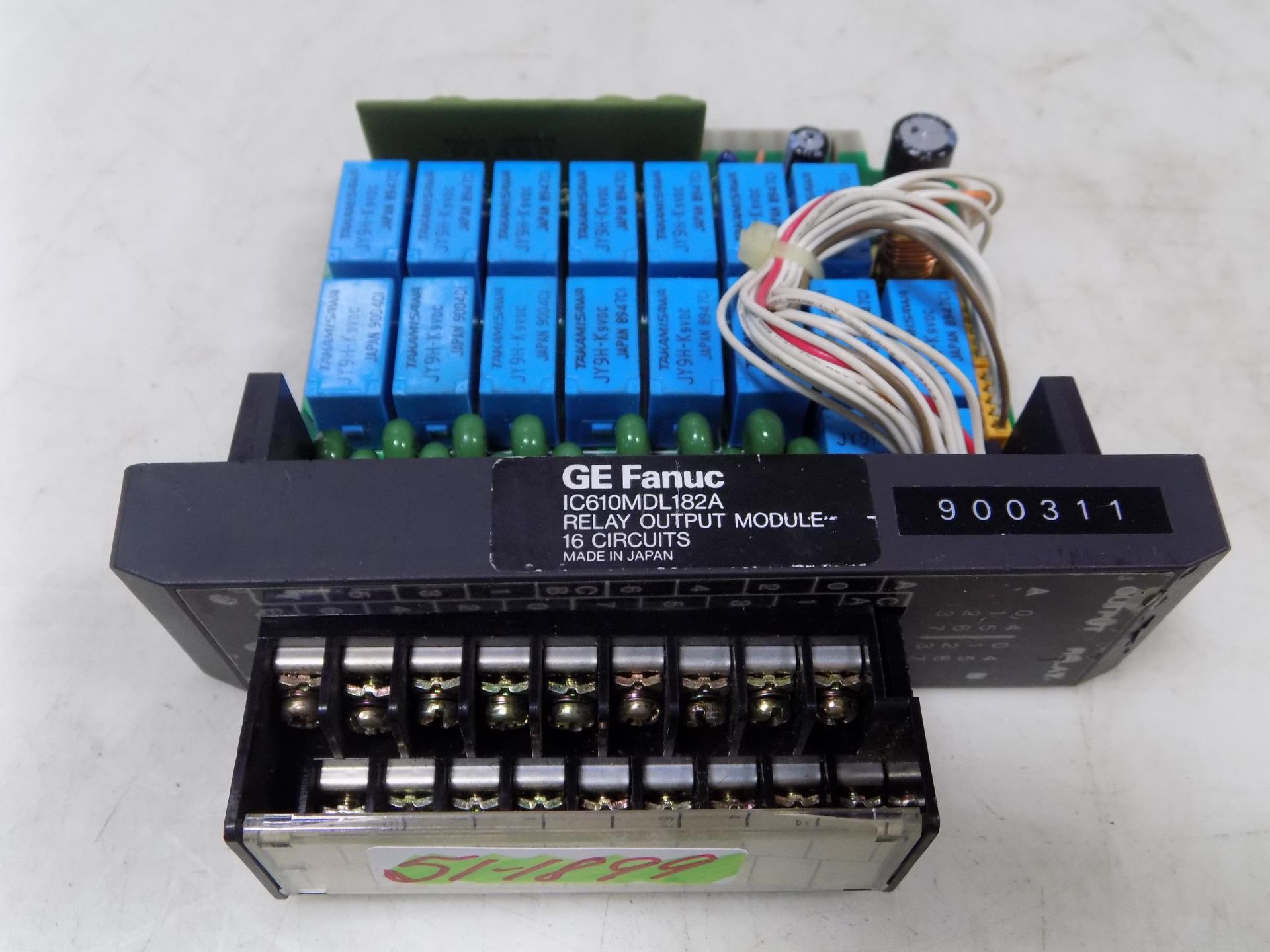 FANUC RELAY OUTPUT MODULE IC610MDL182A eBay