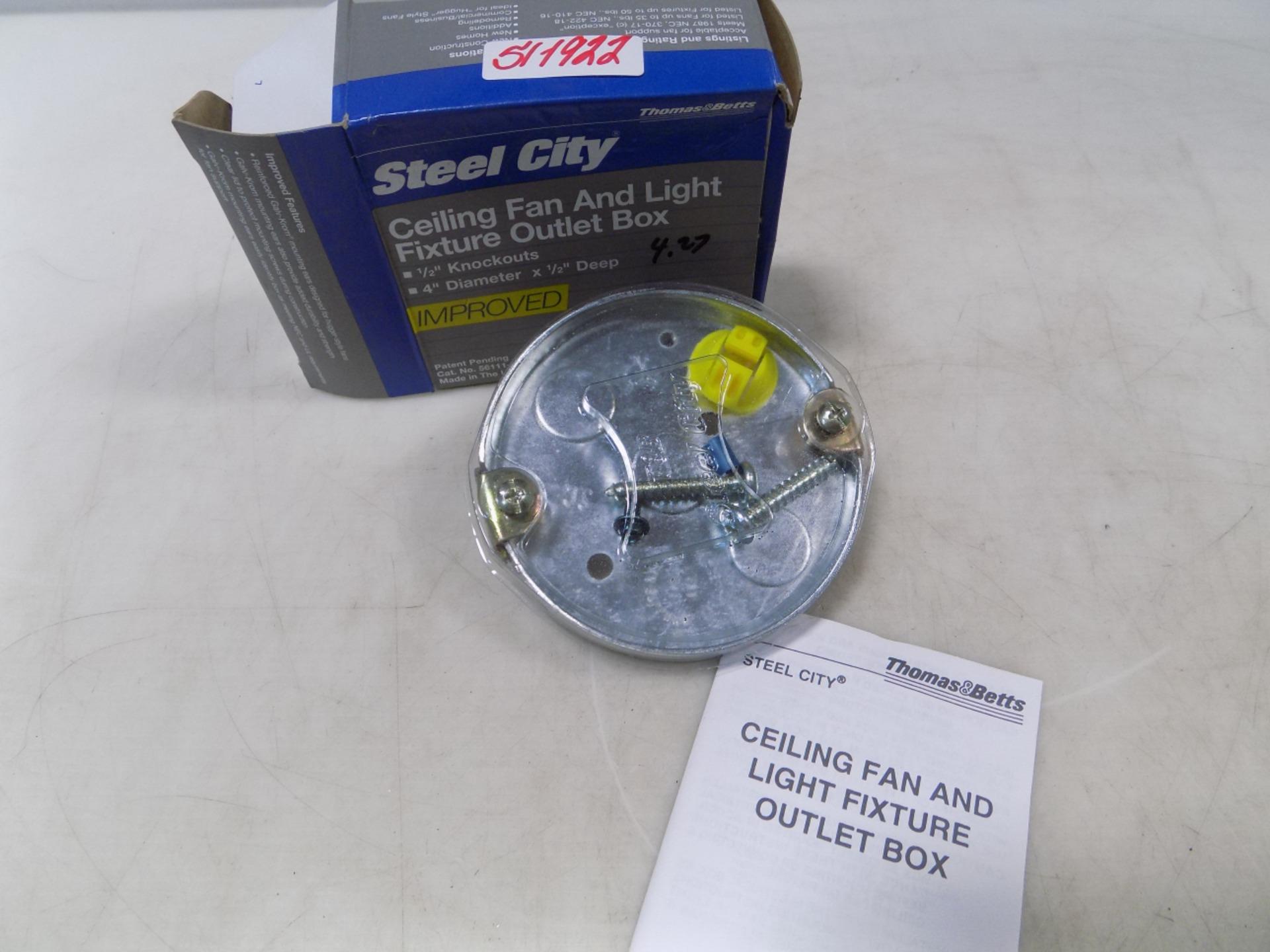 Steel City Ceiling Fan And Light Fixture Outlet Ebay