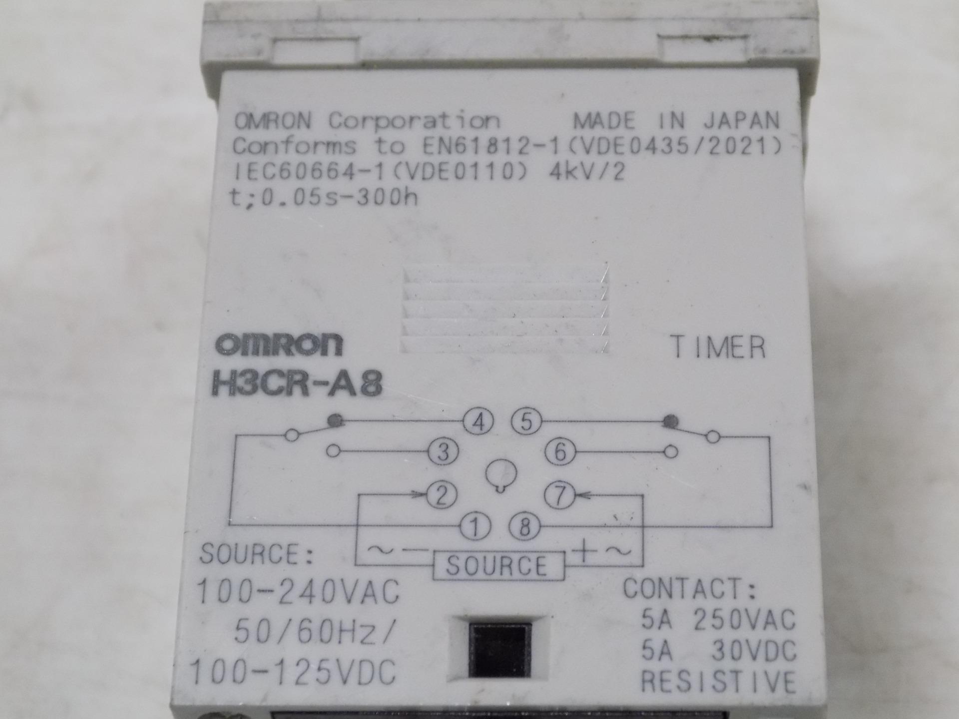 OMRON TIMER H3CR-A8 | eBay