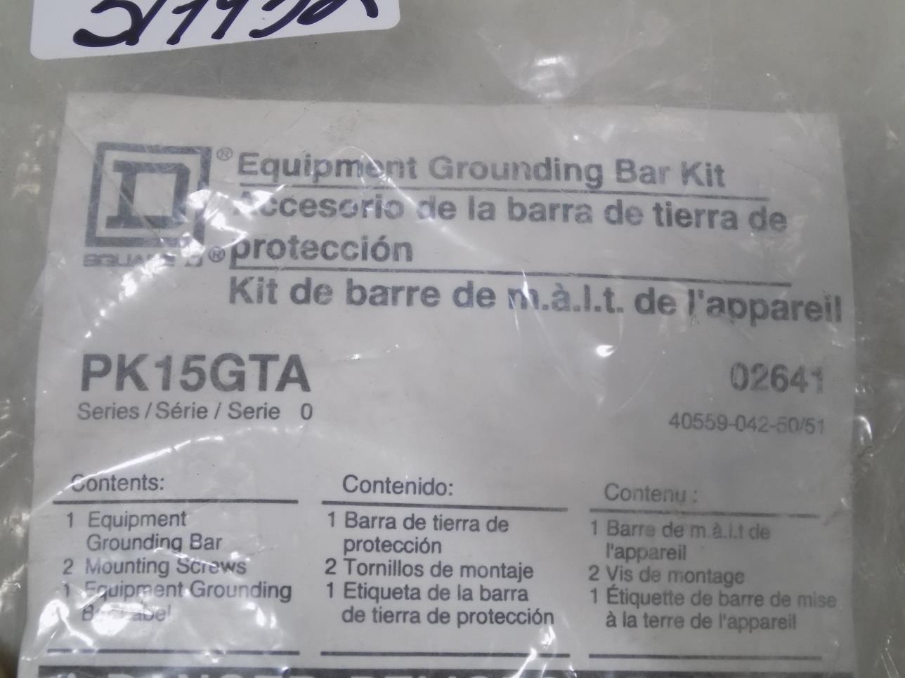 Square D Equipment Grounding Bar Kit Pk15gta Nib Square D Equipment Grounding Bar Kit Pk15gta Nib