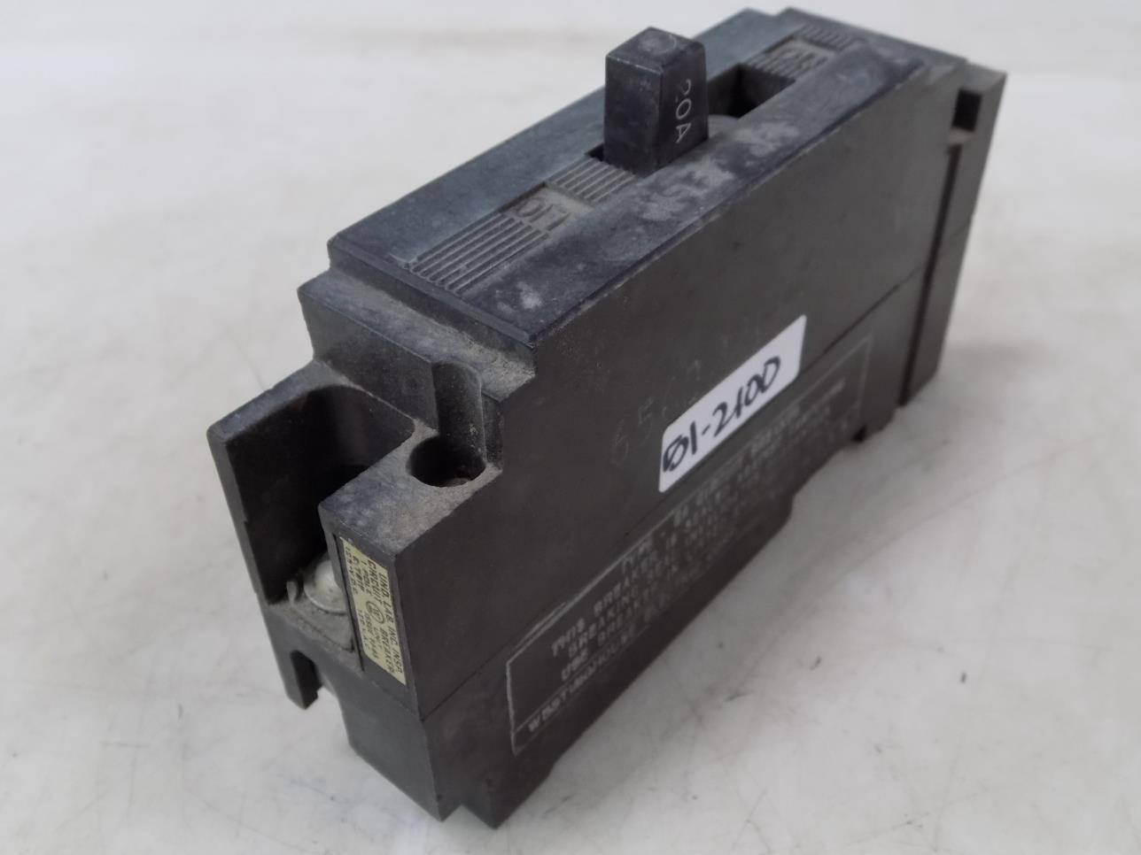WESTINGHOUSE 20A 1P CIRCUIT BREAKER 656D221G03 eBay