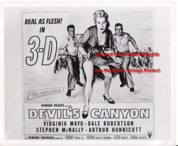 VIRGINIA MAYO MOVIE PHOTO LOT 1953 DEVILS CANYON Western ...