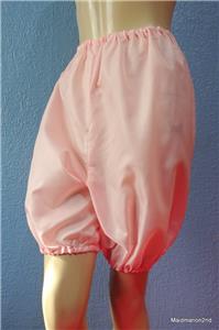 VINTAGE STYLE SILKY PINK NYLON TAFFETTA DK's DIRECTOIRE KNICKERS BLOOMERS Lg | eBay