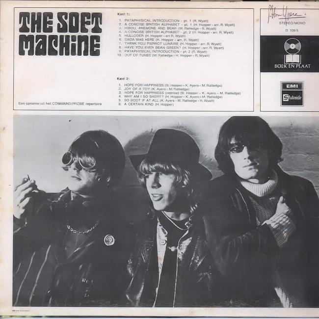 SOFT MACHINE 1968 Holland ONLY Record & Book Club lp EX grade