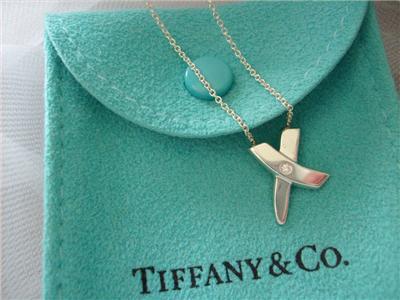 tiffany and co x necklace