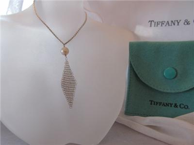tiffany mesh tassel pendant