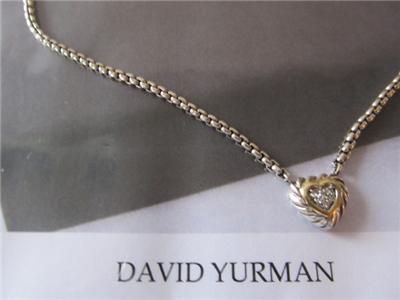 david yurman heart necklaces
