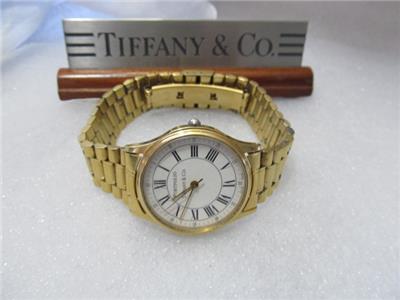 Tiffany & Co. Portfolio 18K Gold Electroplated 10MOC Swiss Unisex