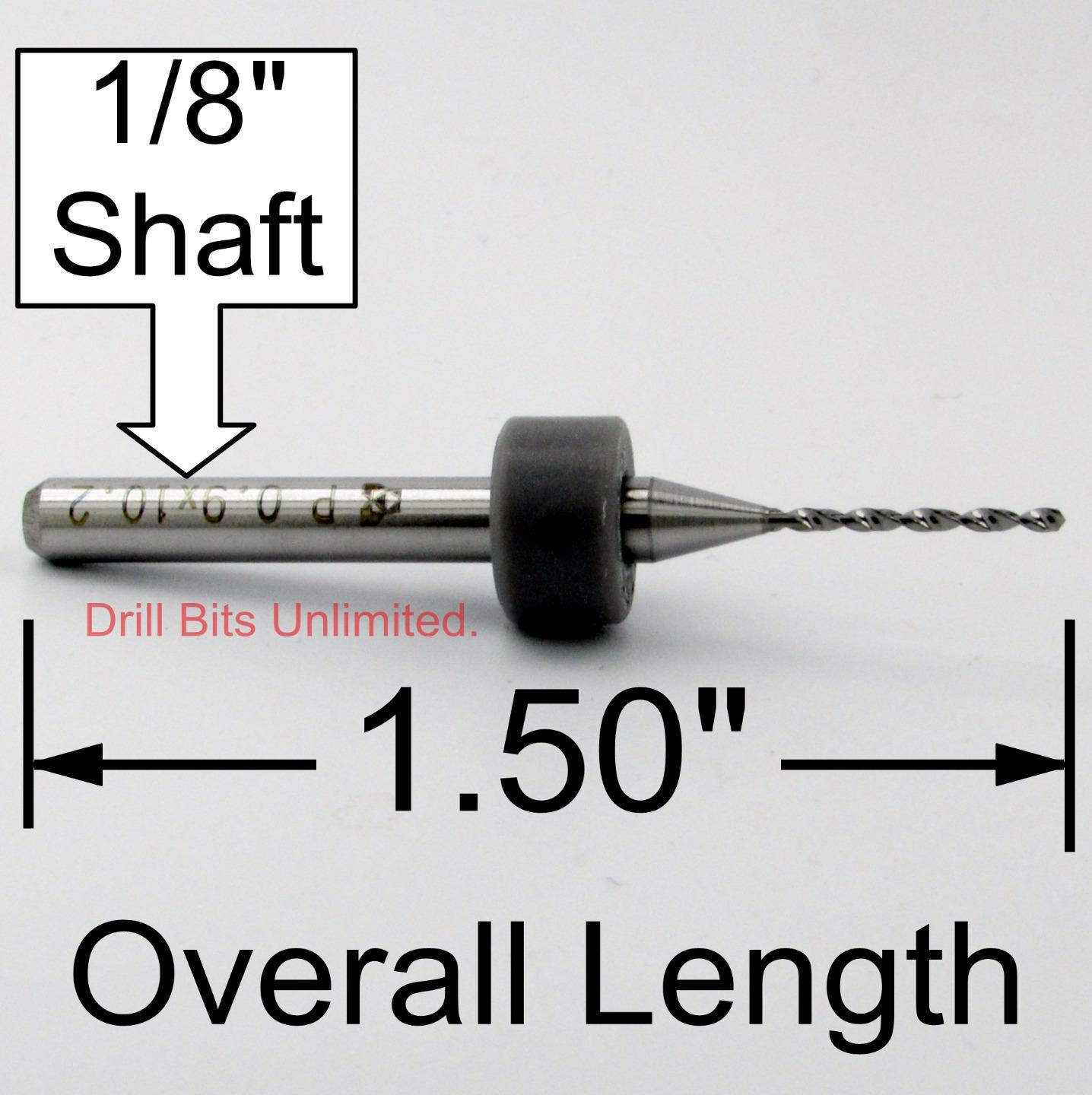 Carbide Drill Bits - You Choose the Size - FIVE Pieces per Quantity (R/S) - Picture 24 of 61