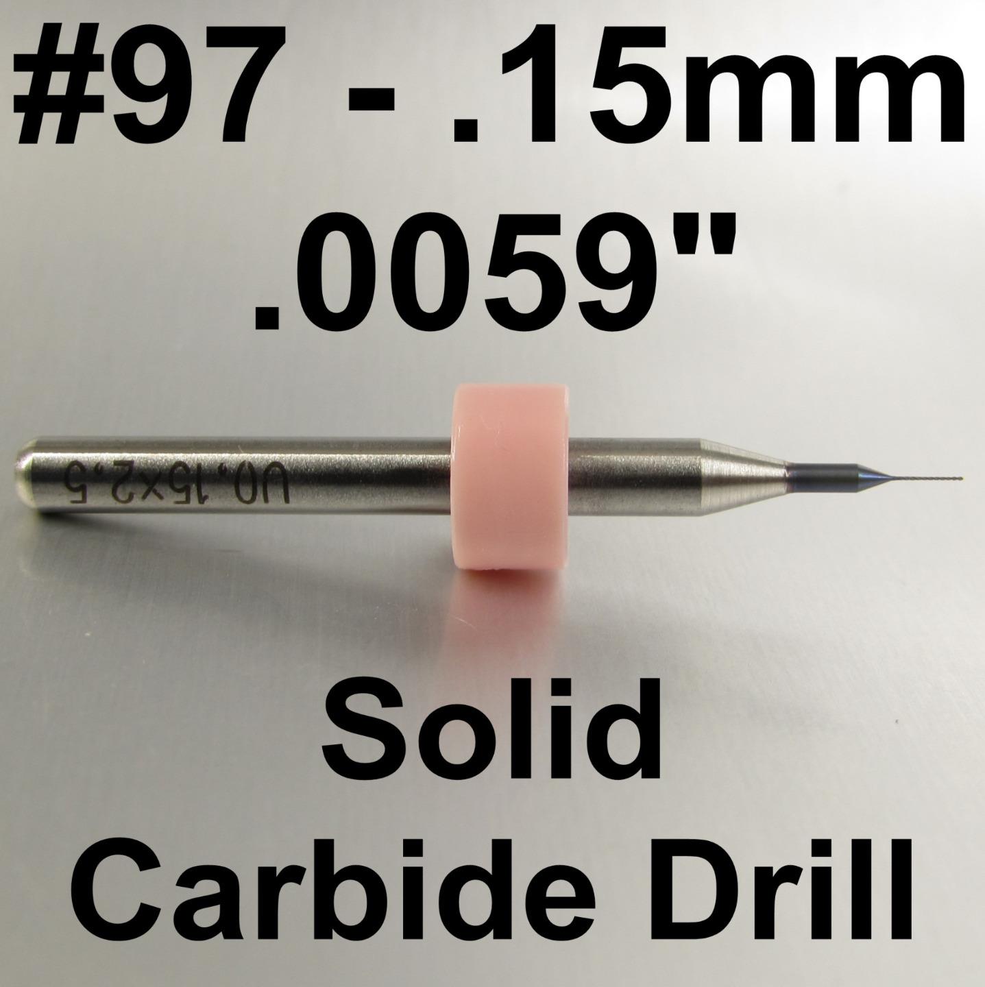 Carbide Drill Bits - You Choose the Size - FIVE Pieces per Quantity (R/S) - Picture 3 of 61