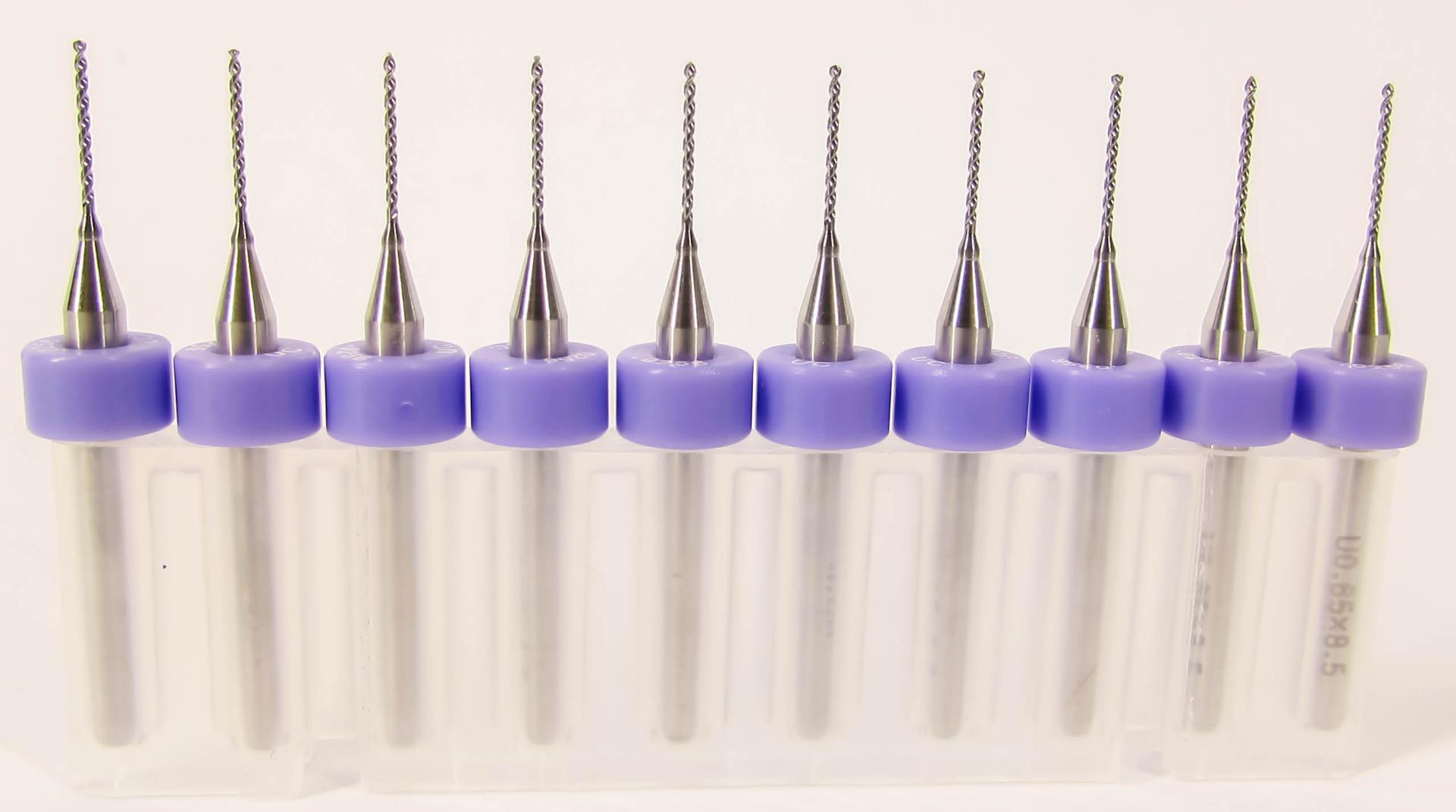 0,026 Zoll 0,65 mm #71 VHM-Bohrer 1,5,10 oder 50-tlg. Mit 1/8" Schaft LU - Bild 4 von 5