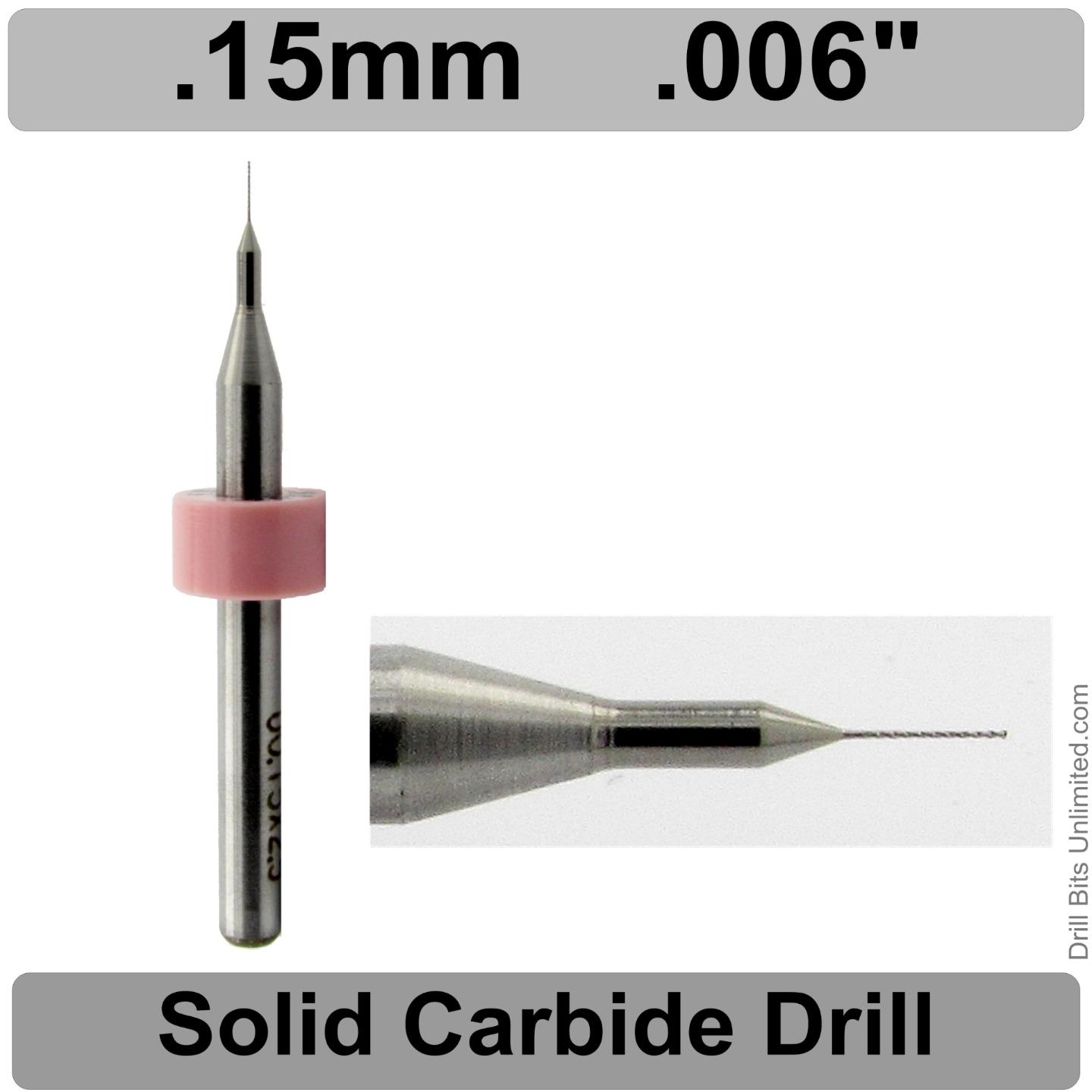 Solid Carbide Drill Bits #97–#51 (0.15–1.70mm) – Select Your Size