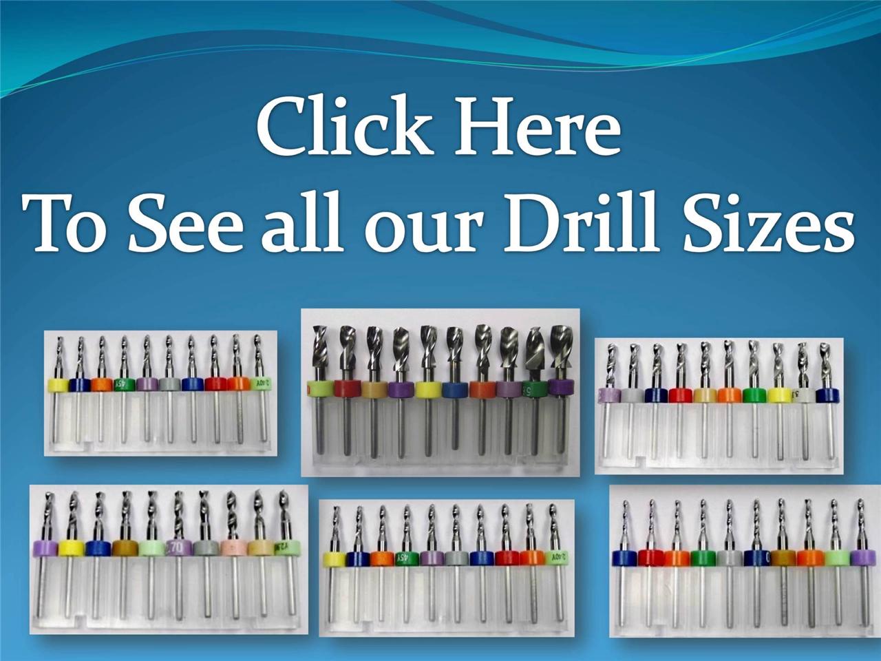 1//8/" Shank Carbide Drill Bits FIVE Pcs CNC Dremel Model Hobby .152/" 3.85mm