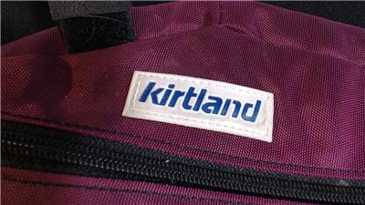 Vtg KIRTLAND Bike Bag Holds Mini Pump Tire Repair Kit Tube Tool Pack Cycling