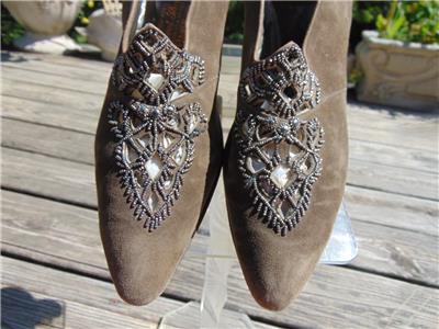 70s刺繍ベルベットベスト