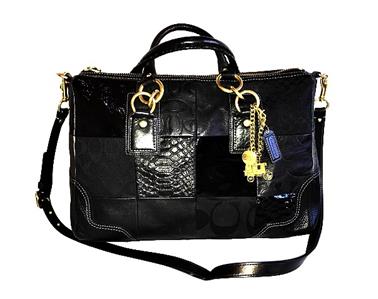 バッグ COACH tote bag patchwork signature Black 1030800878_tp.jpg