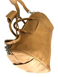 NEW Coach Maple Brown Sm/Med Leather Cabin Duffle Carry On