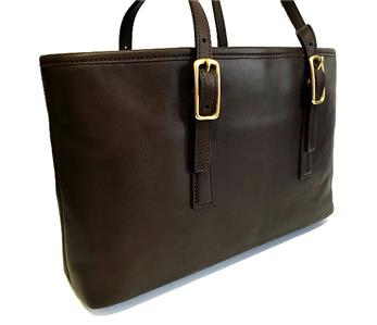 MINT Vintage Coach Legacy West Market Medium Brown Leather Tote