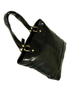 MINT Coach Ltd Ed BLK Leather GIGI Legacy LG Tote Bag Shopper Handbag ...