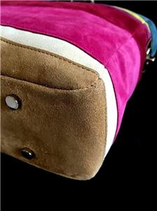 バッグ Coach Multi Color Suede Tote Bag Rare $_12.JPG?set_id=880000500F