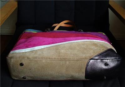 バッグ Coach Multi Color Suede Bag Pouch Set Coach Multi-Color Suede Bag Pouch Set Used Authentic | eBay