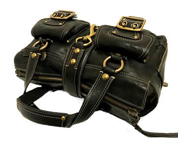 COACH 65th ANNIVERSARY ICONIC LEGACY BLACK LEATHER TOTE BAG